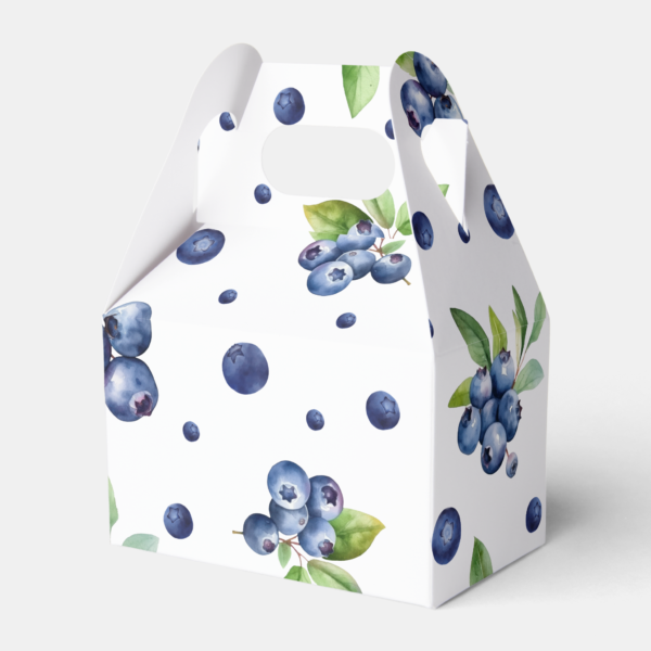 Berry Sweet Blueberries Baby Shower Favor Boxes - Image 3